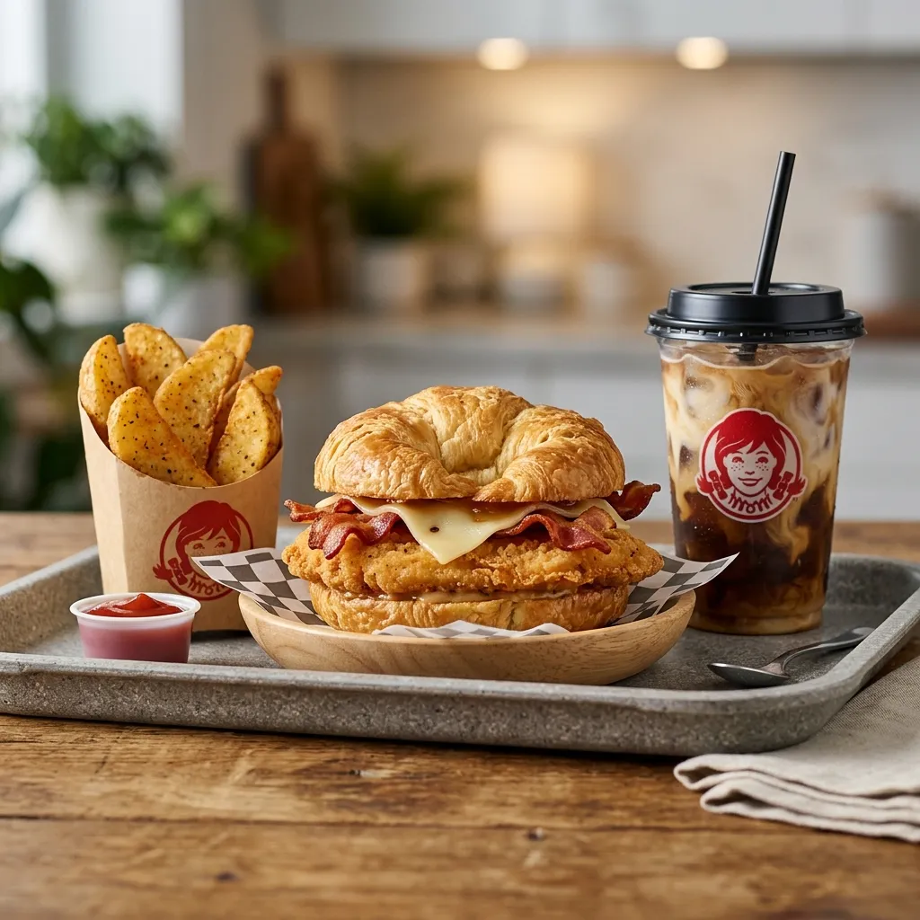 Maple Bacon Chicken Croissant Combo