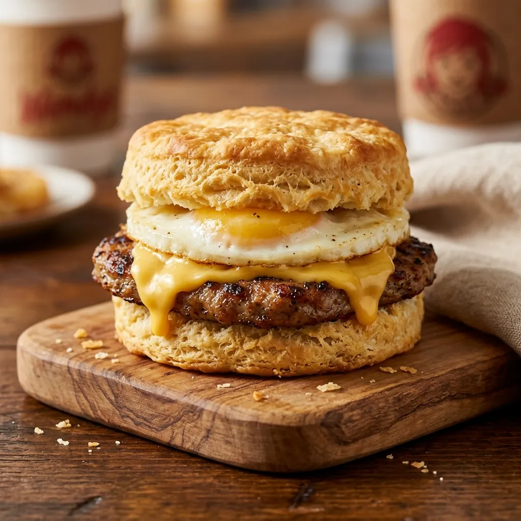 Sausage Egg and Cheese Biscuit